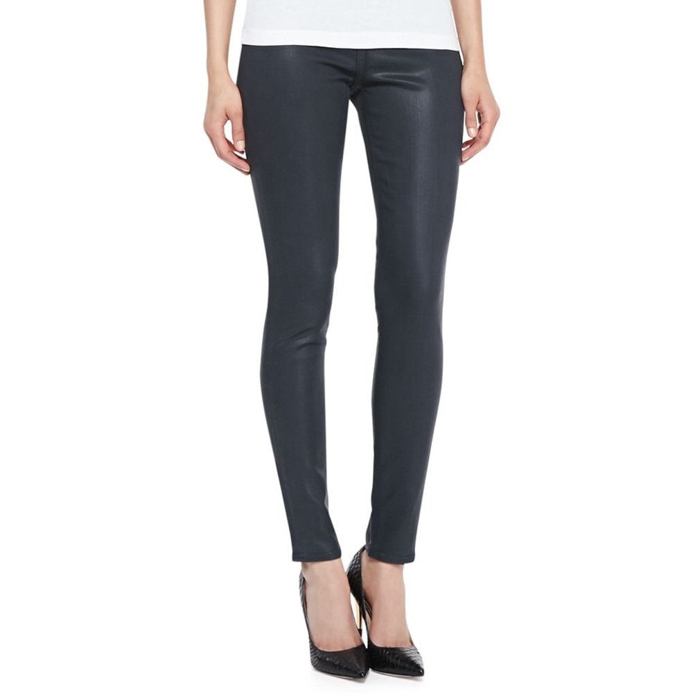 Ellie Tahari “Azella” Coated Skinny Jeans